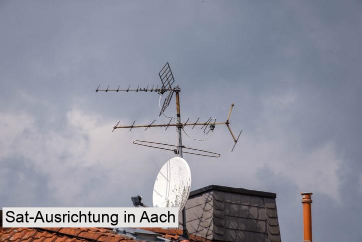 Sat-Ausrichtung in Aach