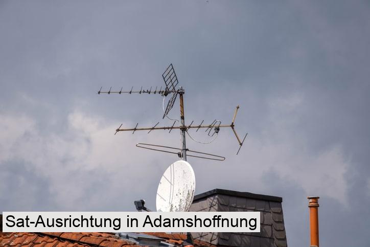 Sat-Ausrichtung in Adamshoffnung