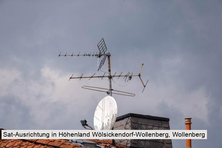 Sat-Ausrichtung in Höhenland Wölsickendorf-Wollenberg, Wollenberg