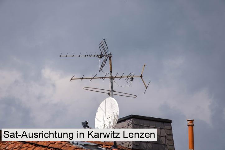 Sat-Ausrichtung in Karwitz Lenzen