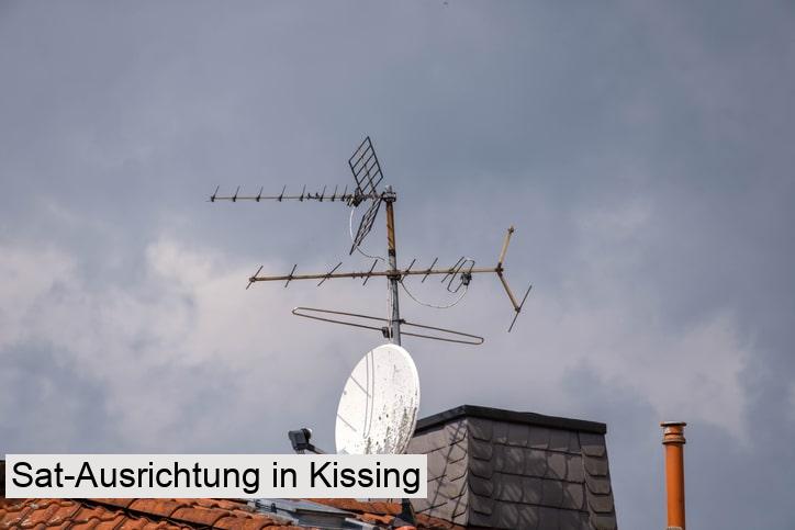 Sat-Ausrichtung in Kissing