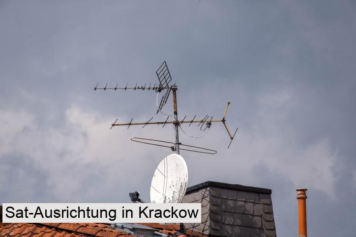 Sat-Ausrichtung in Krackow