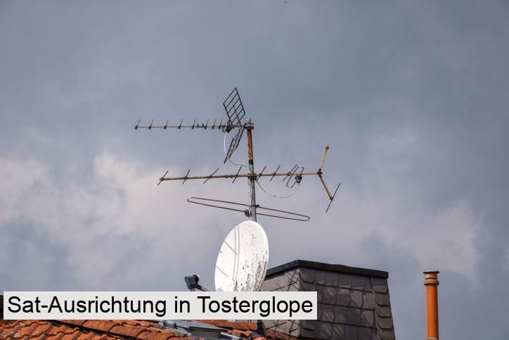 Sat-Ausrichtung in Tosterglope