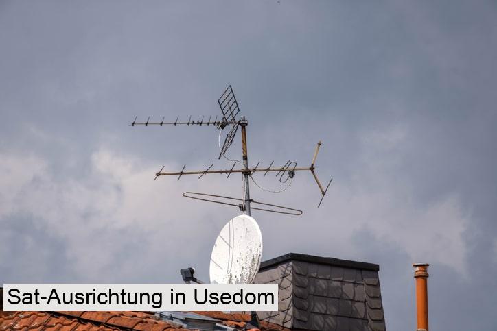 Sat-Ausrichtung in Usedom