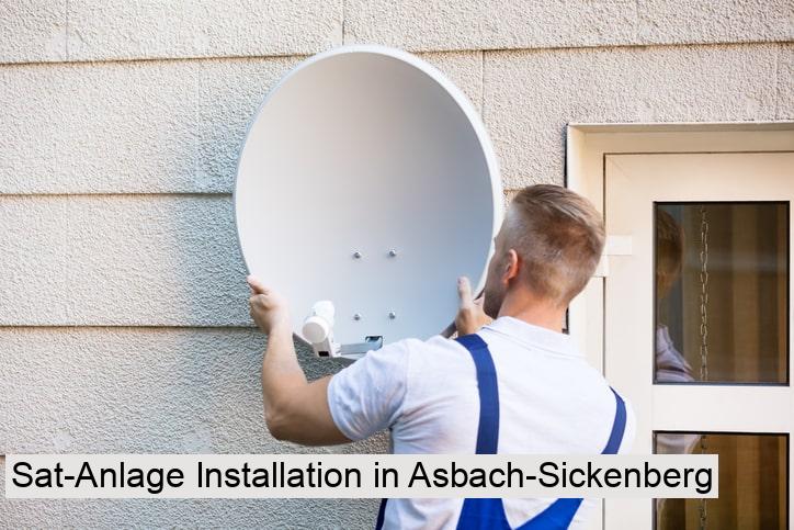 Sat-Anlage Installation in Asbach-Sickenberg