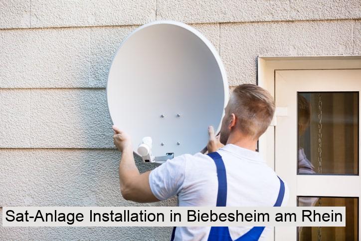 Sat-Anlage Installation in Biebesheim am Rhein