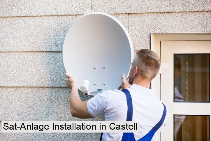 Sat-Anlage Installation in Castell