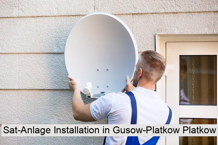 Sat-Anlage Installation in Gusow-Platkow Platkow