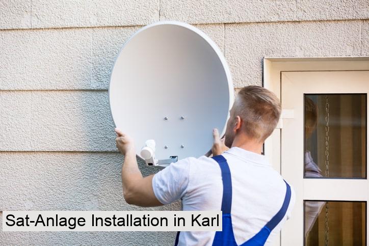 Sat-Anlage Installation in Karl